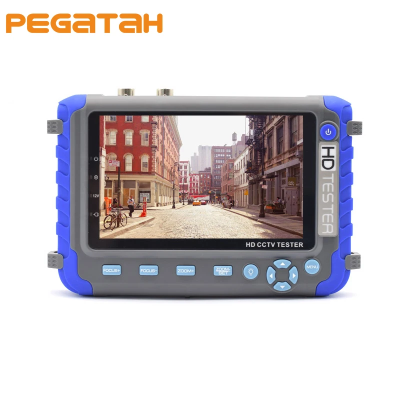 8C AHD CCTV тестер камеры 5 дюймов 8MP портативный CCTV Мини монитор камеры тестер AHD CVBS тестер kamery HDMI VGA R485 видео тестер - Цвет: 8C