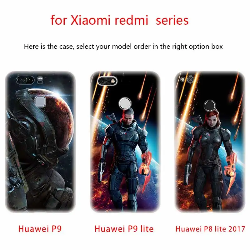 N7 Mass Effect TPU Soft Phone Case For Huawei P50 P40 P30 P20 Pro Lite p30lite p50lite P samrt Z 2020 2019 Cover | Мобильные