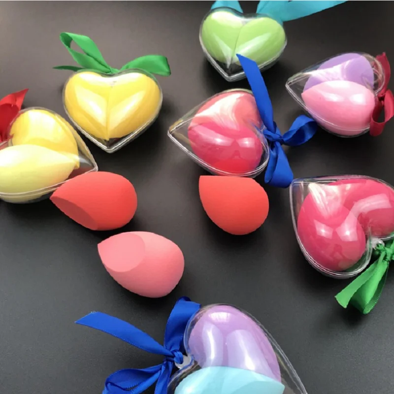 

Heart-Shaped Boxed Beauty Egg Hydrophilic Non-Latex Puff Set Beauty Tools