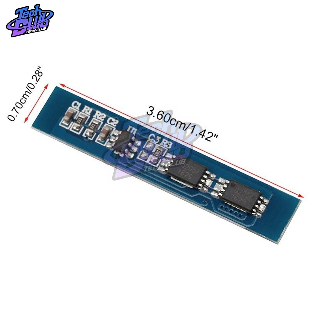 2S 3A Защитная плата bms pcm для зарядки литий ионных аккумуляторов 7 4 В 8 в 18650|Детали и