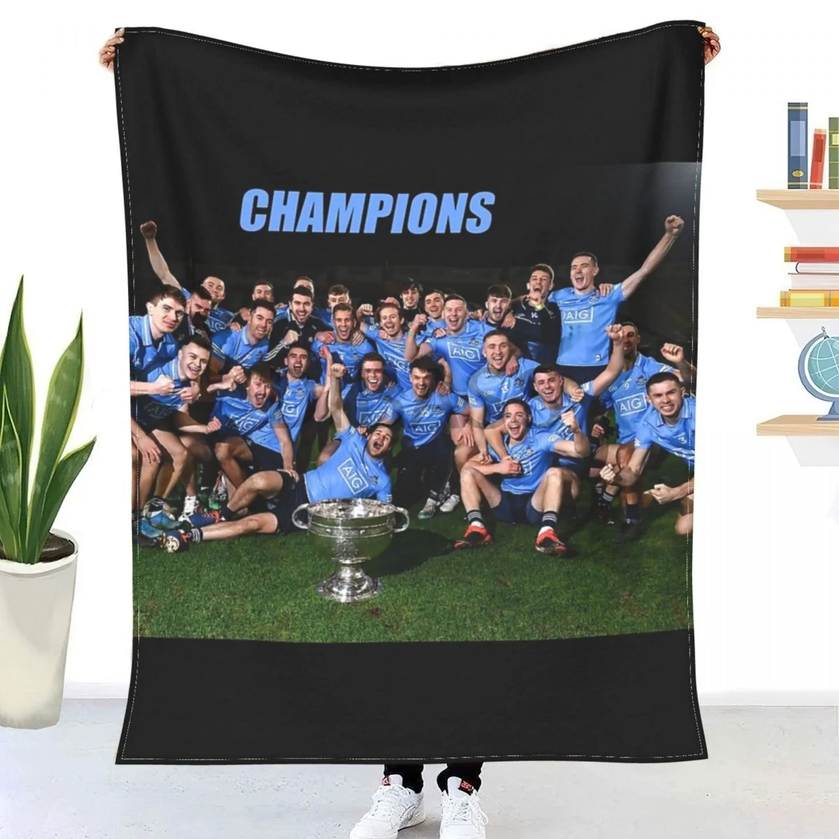 

DUBLIN GAA CHAMPIONS Comforter 3D Printed Flannel Throw Blanket