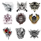 Термонаклейки Для Череп Глажка одежды Патчи Наклейки 