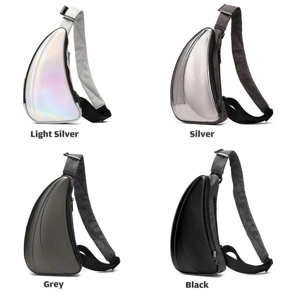 Сумка слинг через плечо водонепроницаемый дорожный нагрудной рюкзак с USB портом