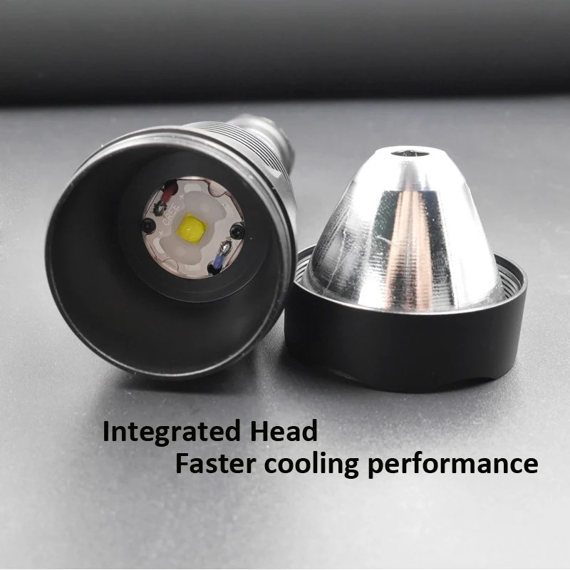 Cree XHP50.2 6500K 3V светодиодный фонарик лампа черный Manta Ray C12-UE, медная DTP доска и ar-coated внутри, новая прошивка, SMO/OP