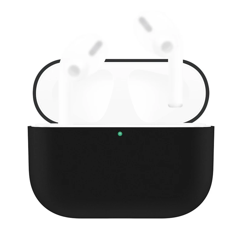 Водонепроницаемый сплошной цвет чехол для наушников AirPods Pro 2019 беспроводной