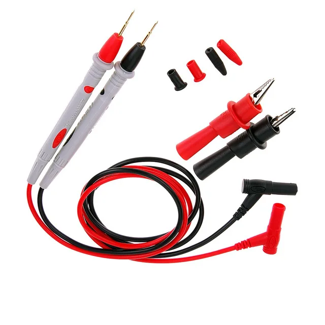 Probe Test Leads Vastar 2 цвета ЖК-цифровой мультиметр AC/DC 750/1000 в цифровой мини-мультиметр зонд для Вольтметр Амперметр Ом тестер метр - Цвет: Probe Test Leads