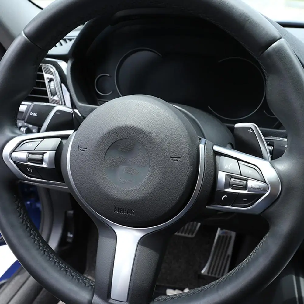 Автомобильная накладка на руль для BMW F20 F22 F21 F30 F32 F33 F36 F06 F12 F13 X5 F15 X6 F16 M Sport|Лепнина
