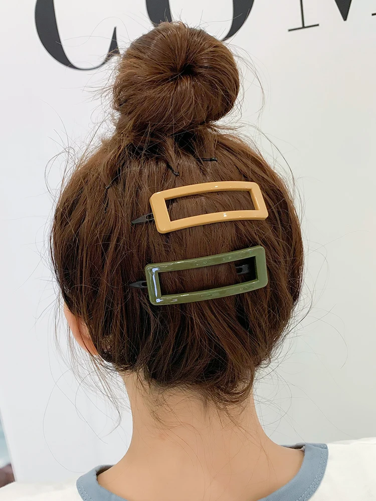 2PCS Cute hairpin hair clips Hair Card Headdress Color Clip Side | Дом и сад