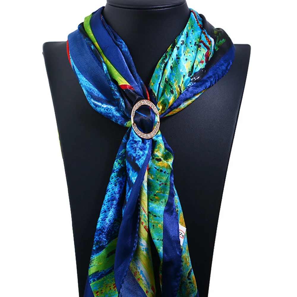 Женская Классическая Брошь-зажим для шарфа с кристаллами | Украшения и