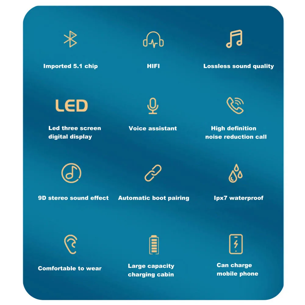 TWS мини беспроводные наушники Bluetooth V5.1 с микрофоном зарядный Чехол спортивные