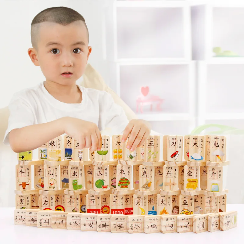100 шт. деревянные игрушки в виде животных | Игрушки и хобби