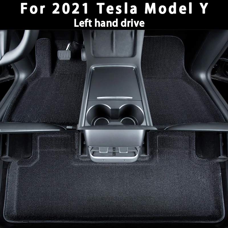 Полное окружение специальный коврик для ног 2021 Tesla модель Y автомобильный