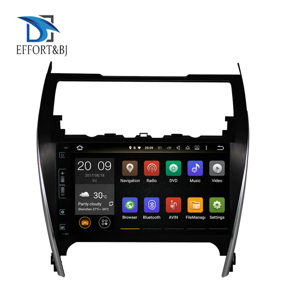 Android HD экран 4 Гб + 32 ГБ Автомобильный GPS радио головное устройство для Toyota Camry