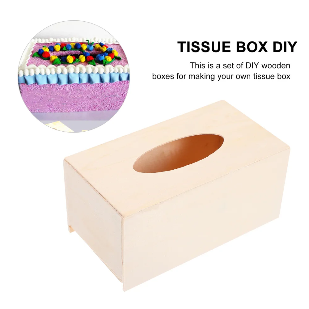 

2pcs Clay Grinding Tools DIY Paper Towel Wooden Box Toddlers Materials
