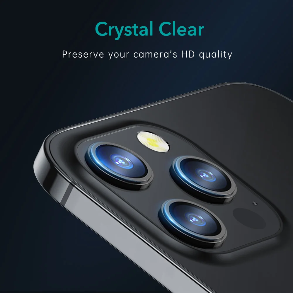 ESR Camera Protector for iPhone 13 12 Pro Max HD Clear Glass for iPhone 13 12 Pro Len Films for iPhone 13 mini Camera Protector