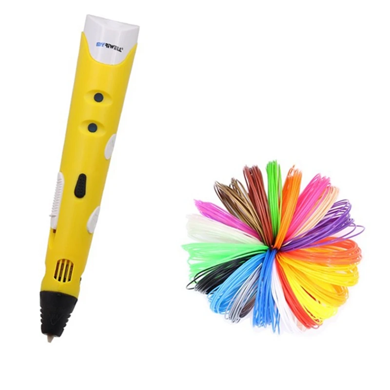 Myriwell 3D Printing Pen1.75Mm ABS Smart Drawing Pens+Free Filament+Transparent PC Soft Board 5 EU Plug | Компьютеры и офис