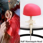 Голова-манекен для создания париков, для вентиляции закрытия и спереди, инструменты для изготовления париков на сетке, голова-манекен