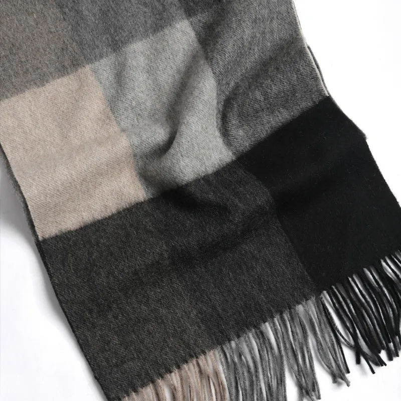 Winter Scarf Men Wool Warm Scarfs Men Fashion Design Scarves Men Winter Wools  High Quality Thick  Long Scarf