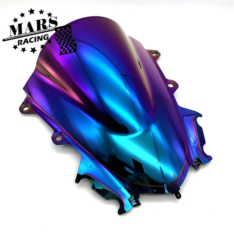 Мотоцикл гальванический лобовое стекло козырек-отражатель для YAMAHA YZF R15 V3.0 YZF-R15 V3 двойной пузырь