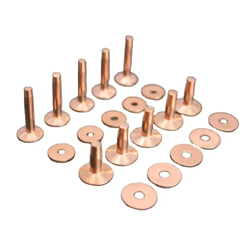 

Copper Rivets And Burrs,Cap Diameter 9mm,Shank Length 7mm