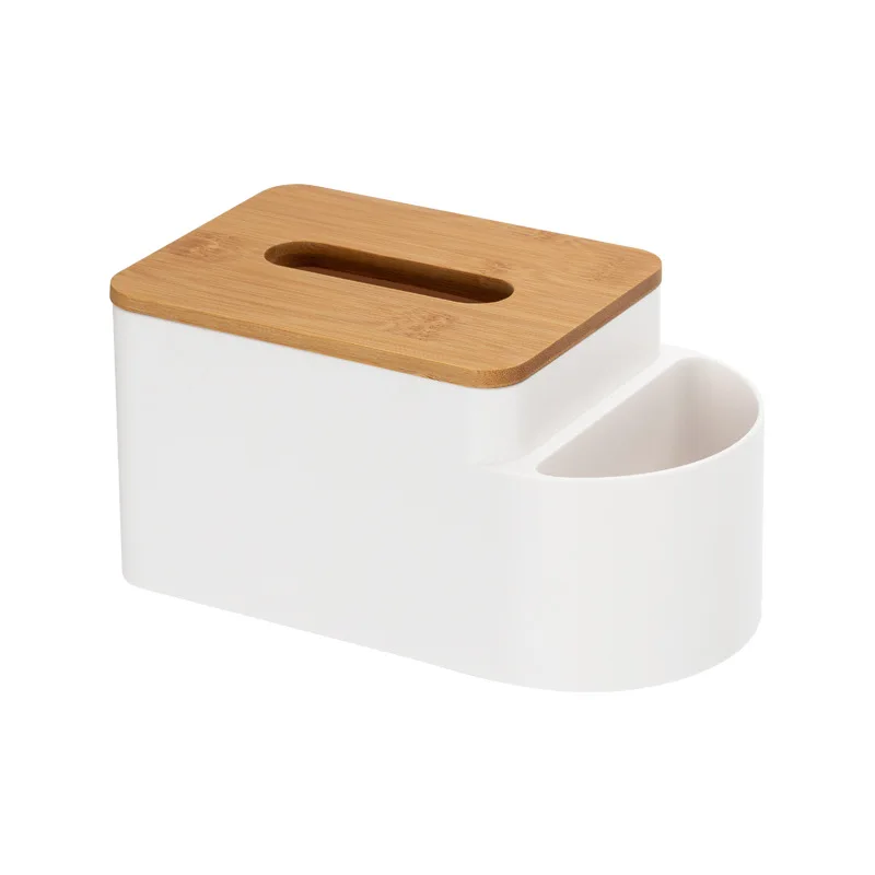 

New Desktop Wooden Tissue Box Nordic Bamboo Cover Paper Box Office Living Room Paper Storage Box Home Case Holder