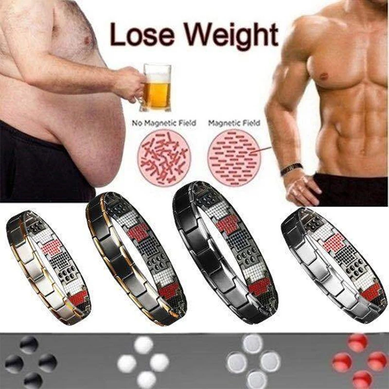 

Fashion magnetic therapy bracelet wish detachable multi-point magnet bracelet men's accessories couple magnet bracelet