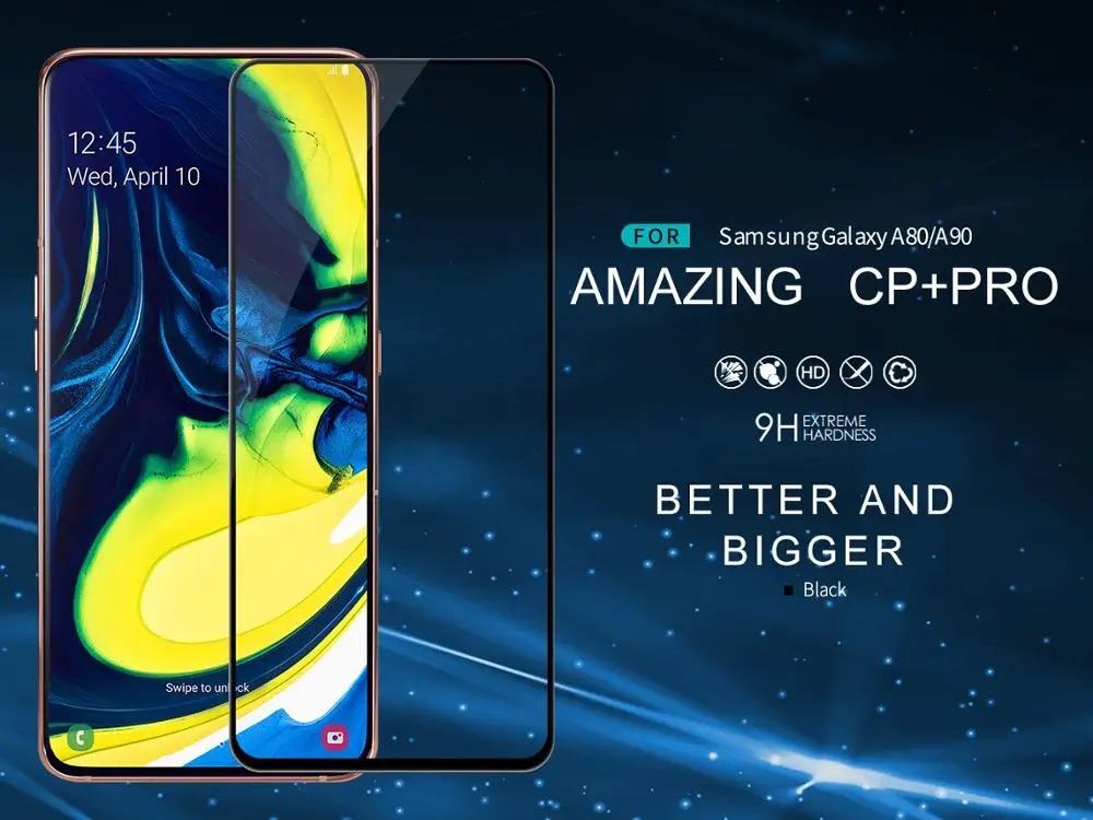 Защитная пленка Nillkin CP + Pro 2.5D из закаленного стекла для samsung Galaxy A80/A90|Защитные