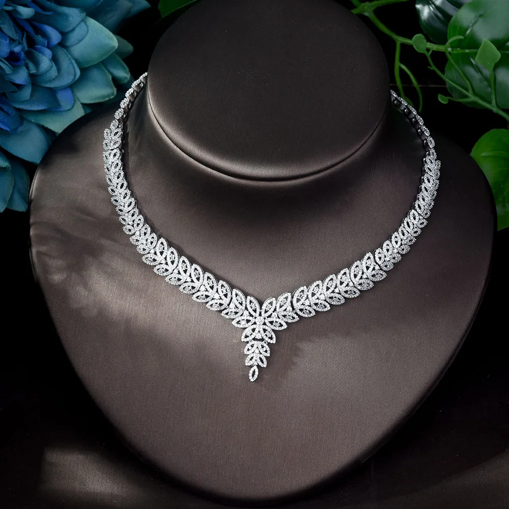 HIBRIDE роскошный набор из 4 предметов со сверкающими кристаллами свадебные