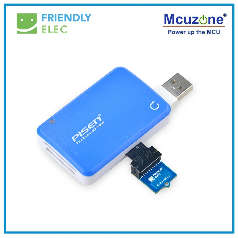 EMMC модуль 8 ГБ 32 64 Гб 16 для NanoPi M4 NEO4 RK3399 emmc-microSD TF адаптер | Компьютеры и офис