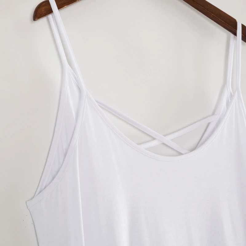 Женская юбка на бретельках большого размера эластичная хлопковая Освежающая