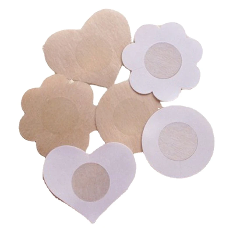 

1 Pair Women's Disposable Nipple Covers Pads Patches Self Adhesive Wedding Party Dress Comfort Breast Petals