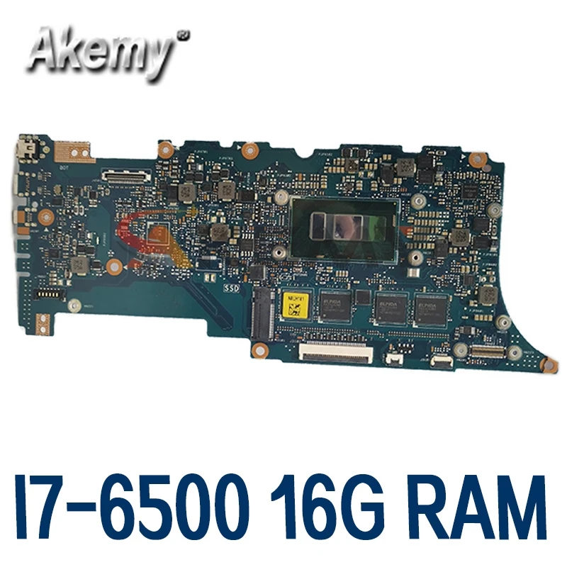 Akemy UX305UAB материнская плата I7-6500 Процессор 16 Гб Оперативная память для ASUS ноутбука