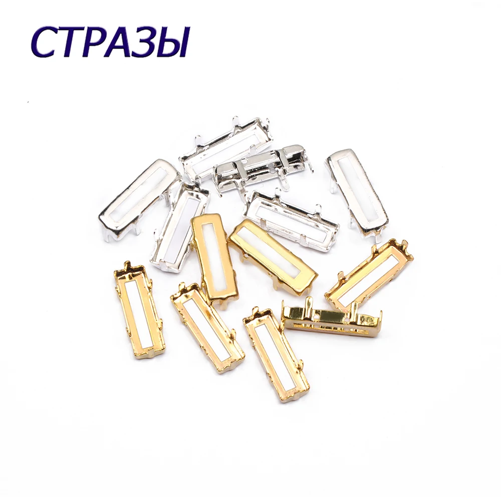 CTPA3bI Топ 4547 Принцесса Багет пустые когти покрытие алюминий шитье Кристалл страз