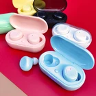 Беспроводные наушники Y50, TWS, Bluetooth, сенсорное управление, Спортивная гарнитура, водонепроницаемые, с микрофоном, музыкальные наушники, работают на всех смартфонах