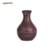 auto off with cotton filter usb electric aroma essential oil diffuser ultrasonic air humidifier wood grain led lights for home
