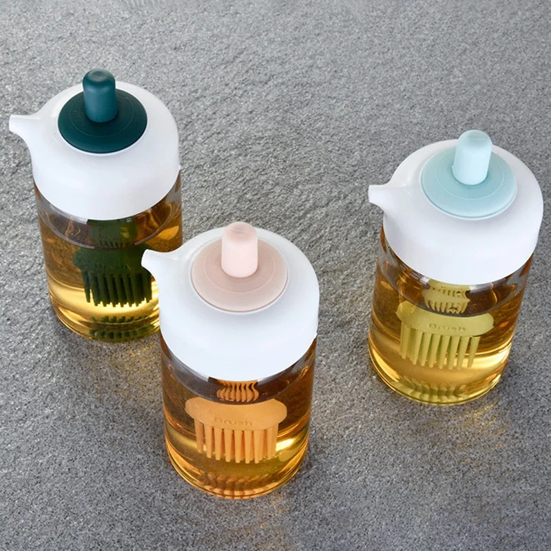 

Simple Heat-resistant Glass Dip And Take Integrated Seasoning Bottle Soy Sauce Bottle