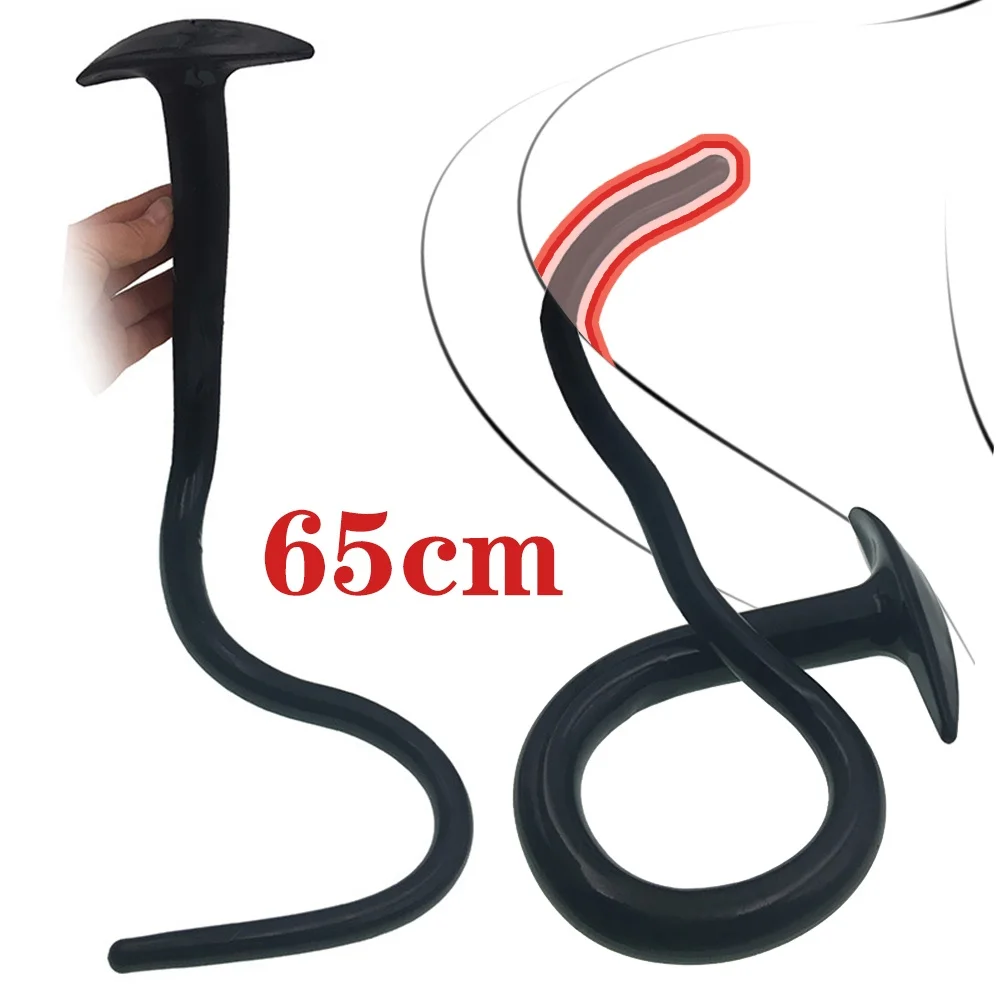 Супер длинный фаллоимитатор для анального массажа расширители ануса 65 см 25 6