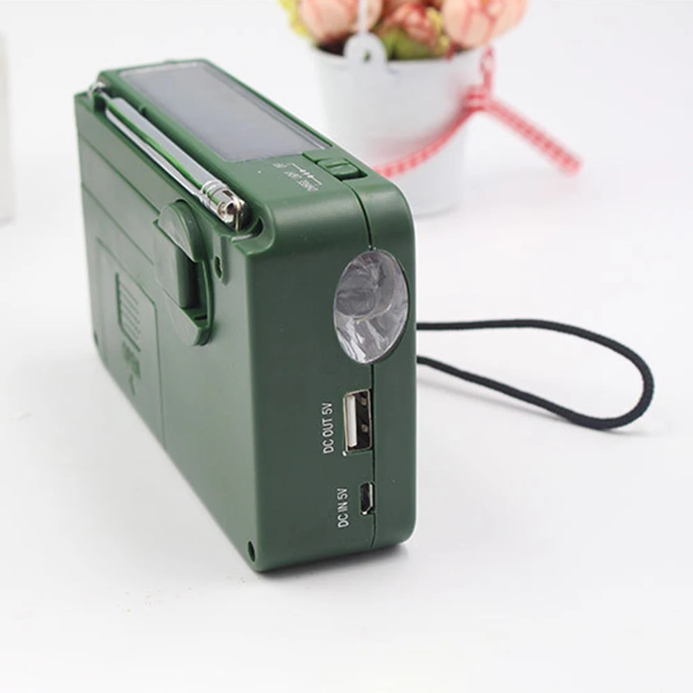 Аварийный фонарик выживания переносное радио на солнечной энергии рукоятка