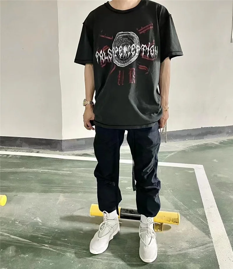 

2021ss Vintage ASKYURSELF T-shirt Men Women 1:1 Best Quality T Shirt Askyurself Tee Heavy Fabric Tops