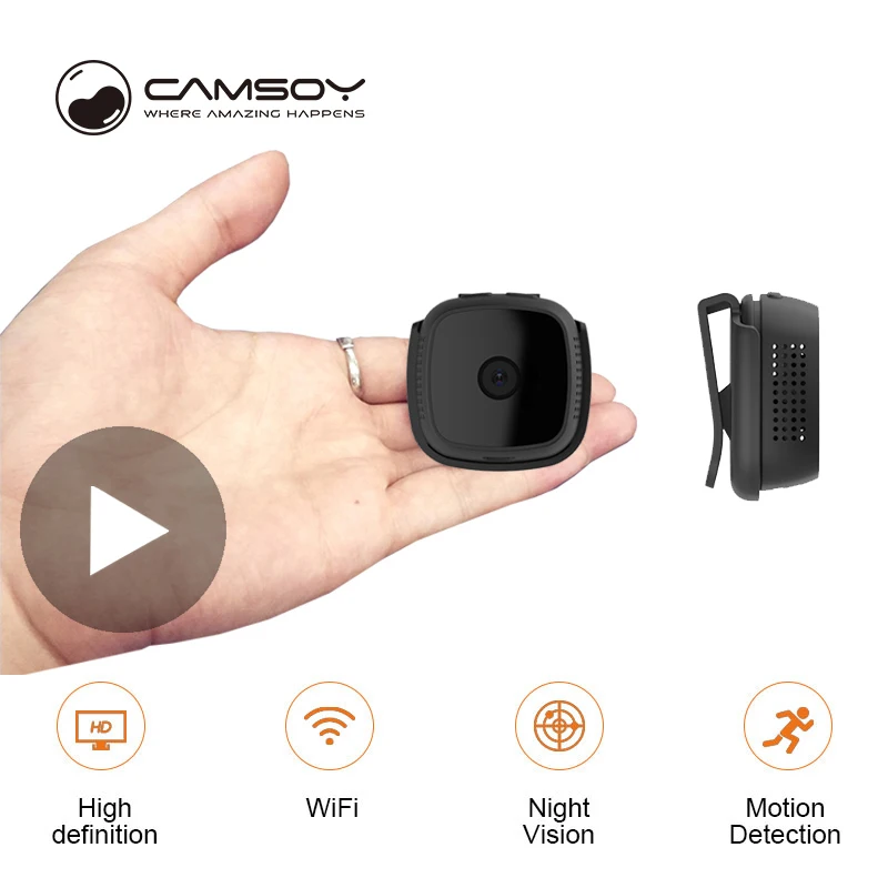 Wi Fi микро домашнее Беспроводное видео CCTV Мини охранное видеонаблюдение с Wifi IP