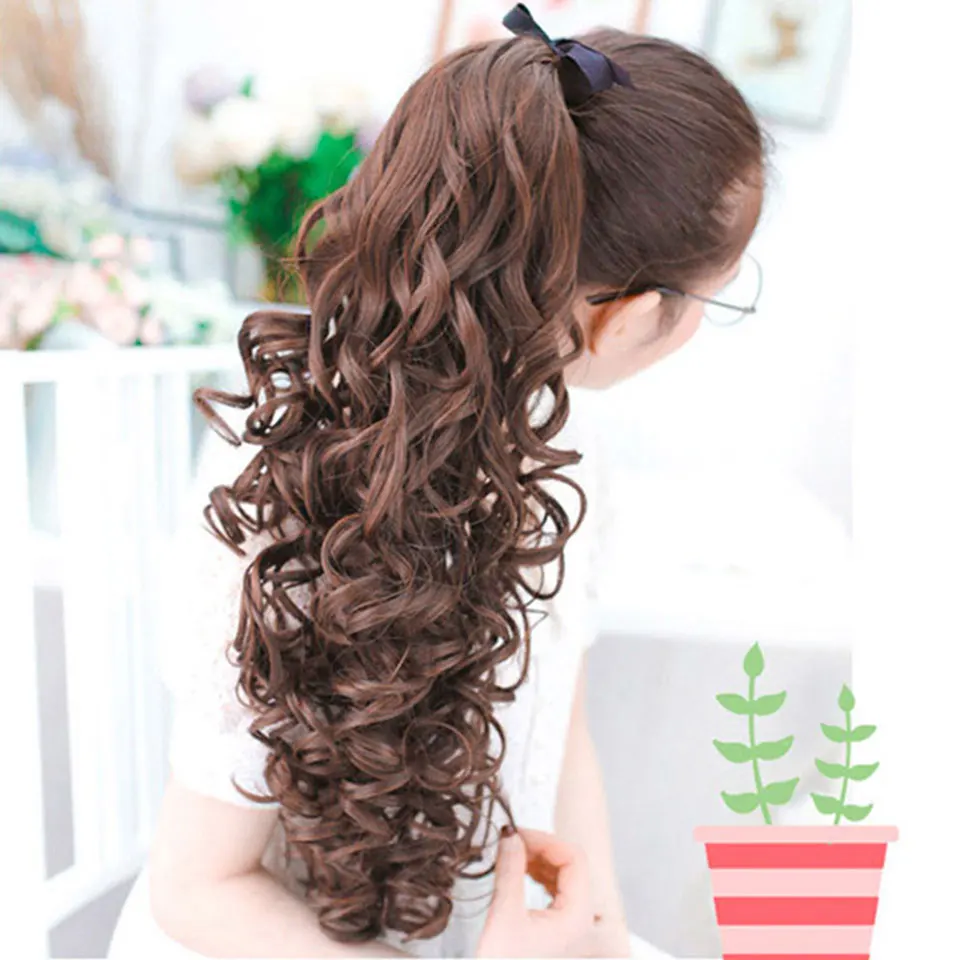 HiDoLA длинные волнистые конский хвост черные женские винно-красные волосы