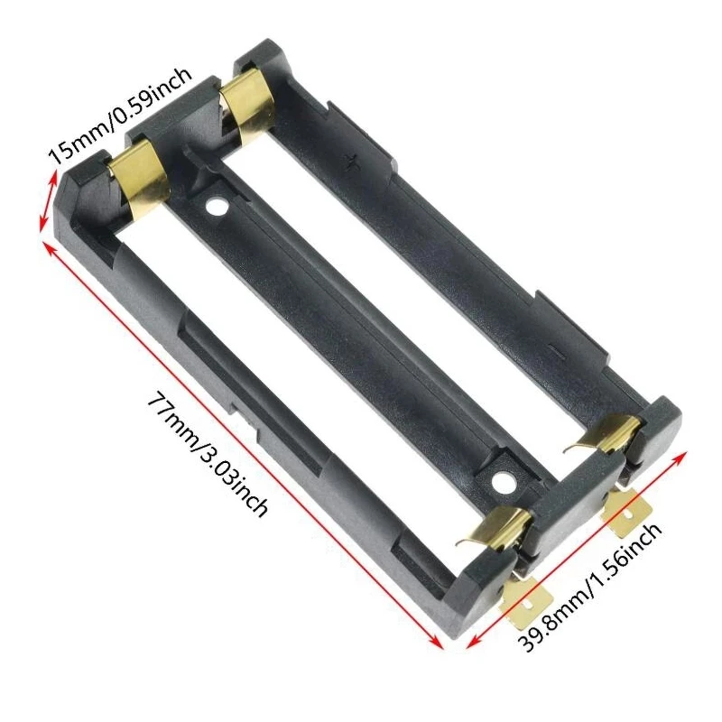 1 шт. 1x2x18650 Серии smt smd батареи держатель Коробка Для Хранения Чехол Контейнер с
