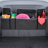 kawosen heavy duty oxford car trunk organizer adjustable backseat stowing tidying bag high capacity seat back organizer ctob02