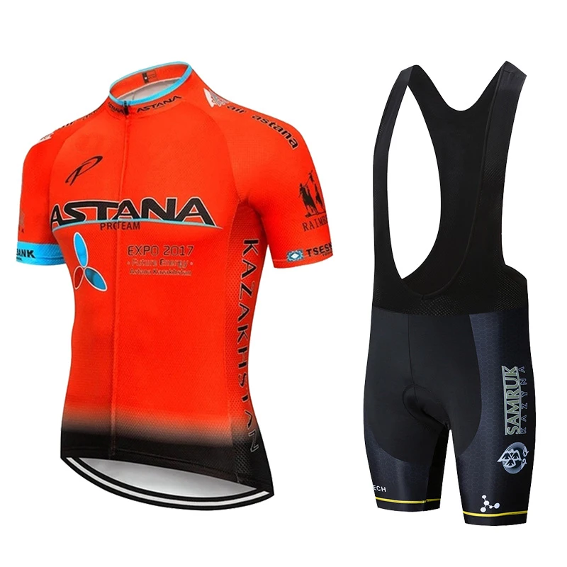 2021 велосипедная команда ASTANA Pro с коротким рукавом Maillot Ciclismo мужские комплекты