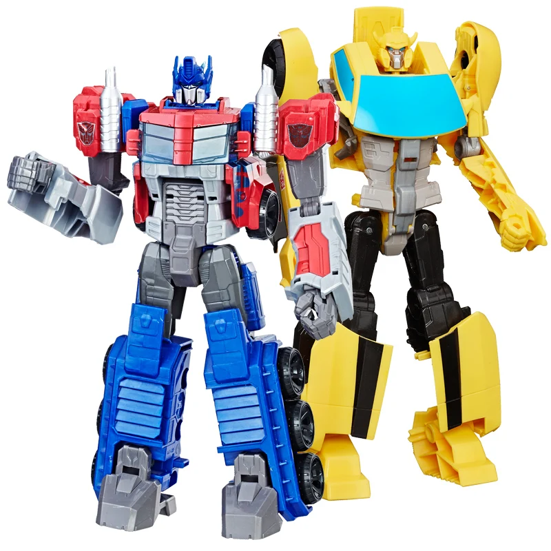 12 см Трансформеры коммандер фигурки Megatron Bumblebee Optimus Prime Трансформация Робот автомобиль игрушки мальчик дети подарок на день рождения