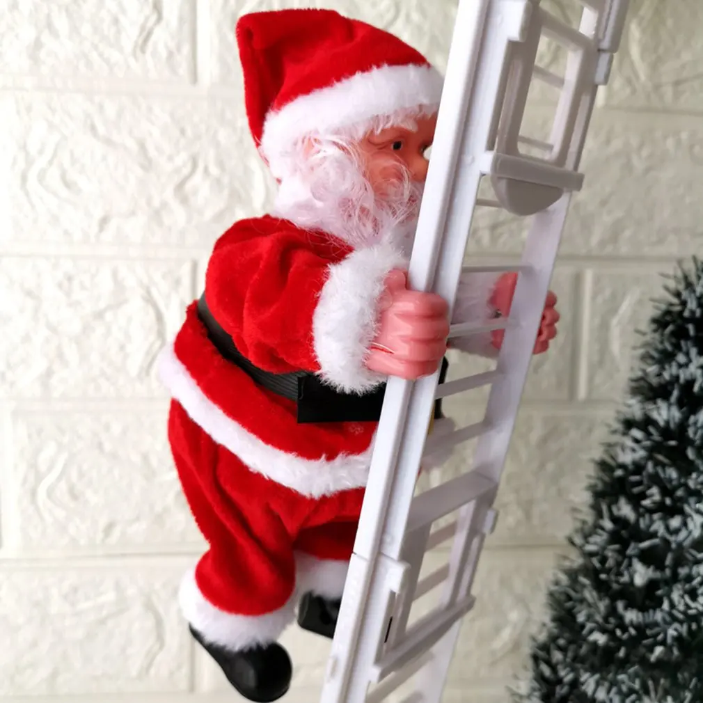 Christmas Pendant Santa Claus Hanging Doll Ladder Rope Climbing New Year Tree Decoration Decor |