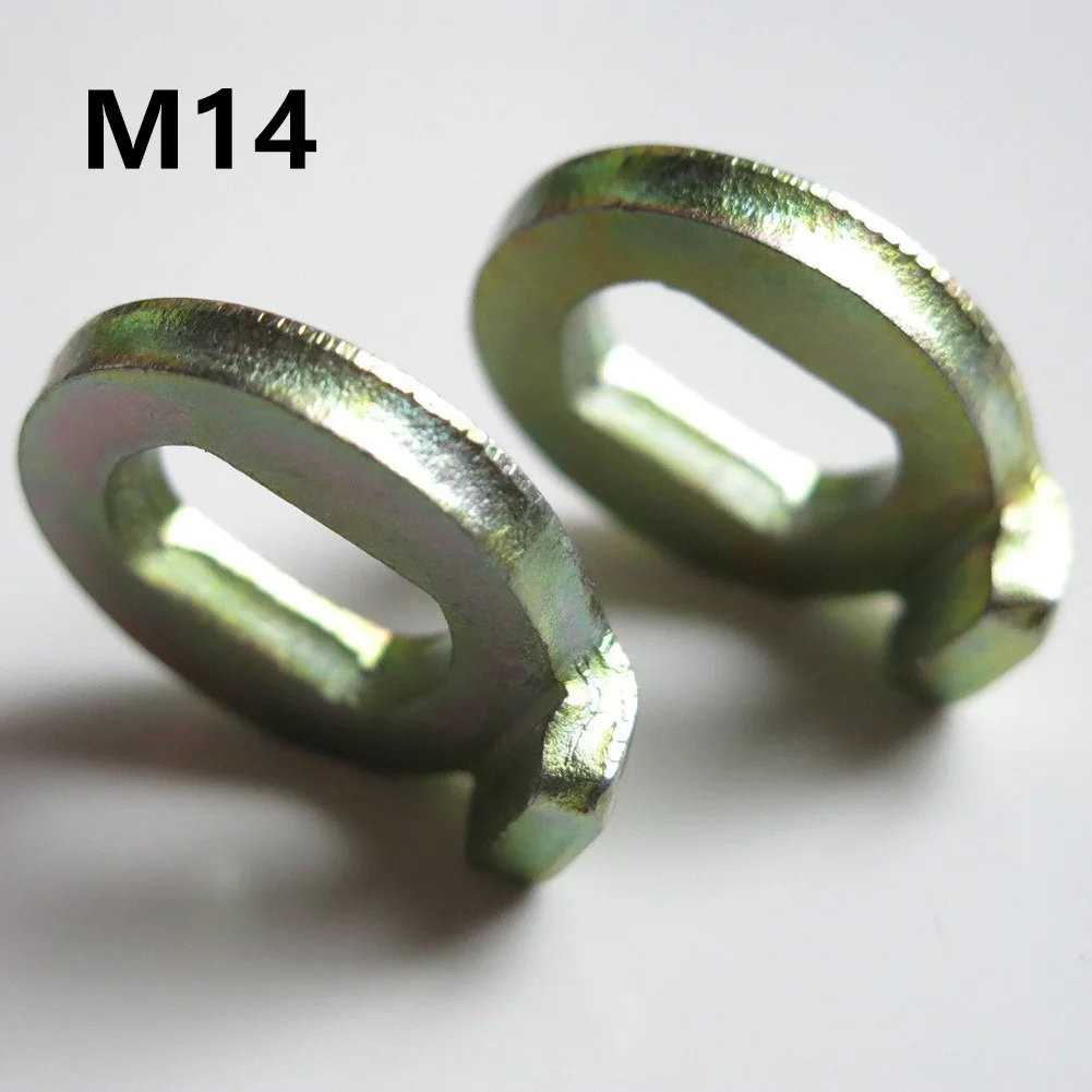 

2pcs M12/M14 Anti-Rotation Steel Washer For Electric Bike Bicycle Hub Motor Torque Washer Ebike Scooter Universal Component Part