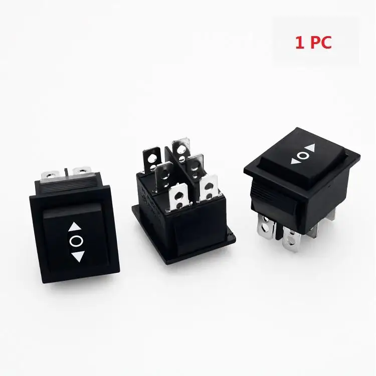 Поддерживаемый клавишный выключатель полярности 6 контактов 20 А 12 В DPDT с функцией