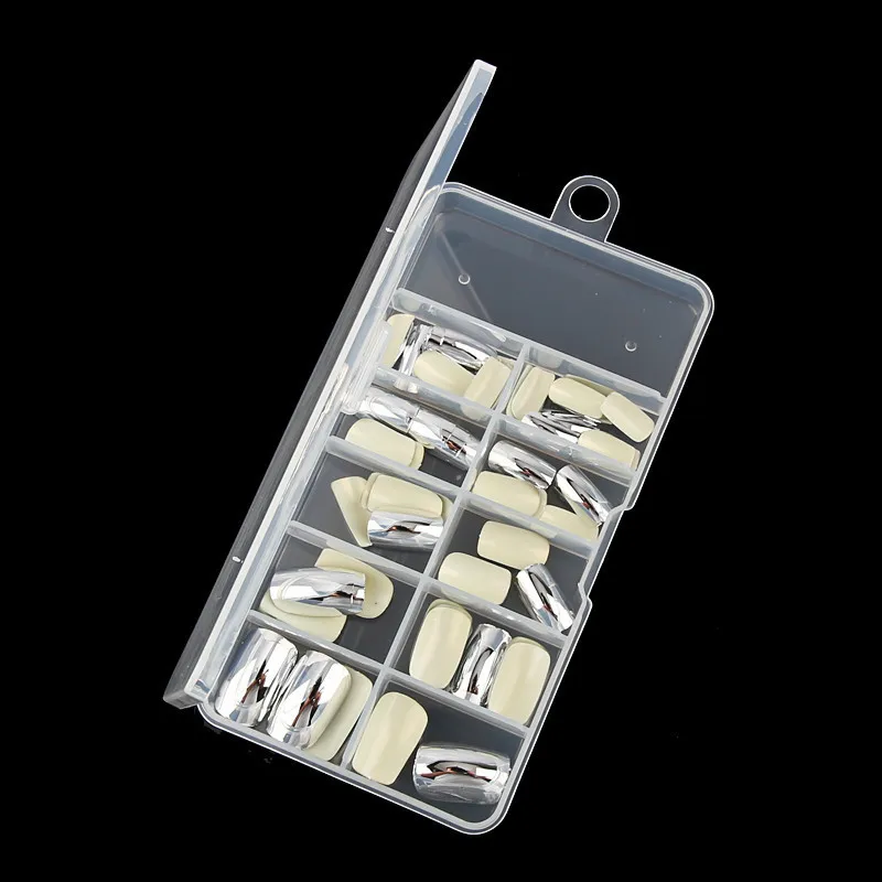 70 шт. металлические искусственные накладные профессиональные ногти полное