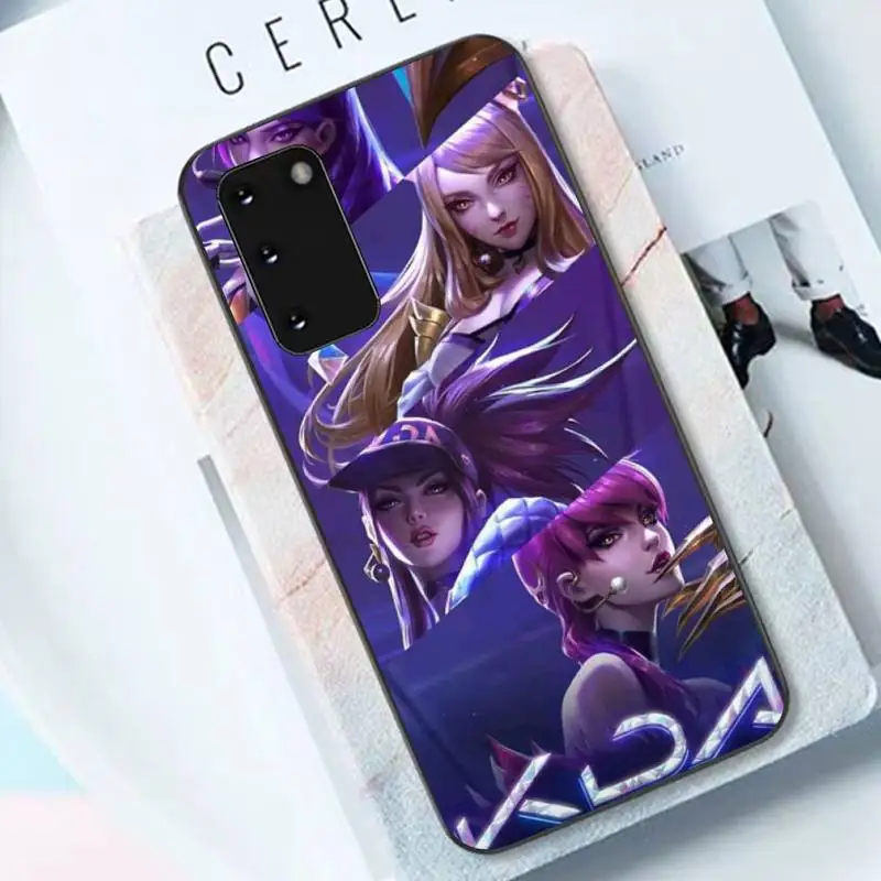 

League Legends LOL Kda kaisa Ahri akali Phone Case for Samsung S10 21 20 9 8 plus lite S20 UlTRA 7edge